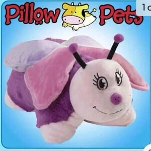 Adorable PILLOW PET - Adorable Purple and Pink Butterfly with Velcro closure.